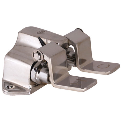 (image for) T&S Brass 502 VALVE,PEDAL , H&C,FLOOR,LEADFREE